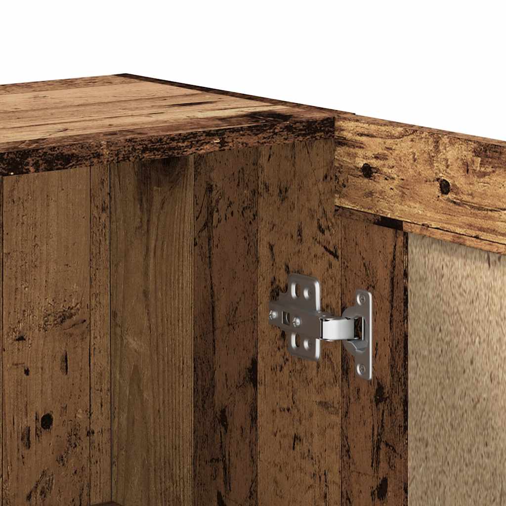 Bokhylle gammelt tre 82,5x30,5x80 cm konstruert tre