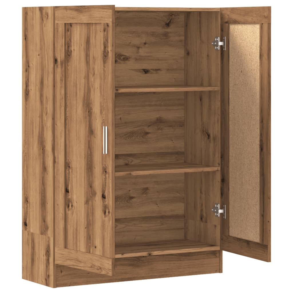 Bokhylle artisan eik 82,5x30,5x115 cm konstruert tre