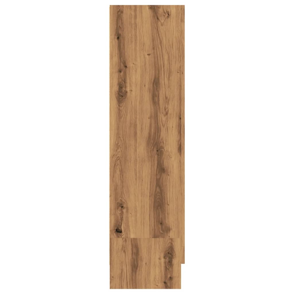 Bokhylle artisan eik 82,5x30,5x115 cm konstruert tre