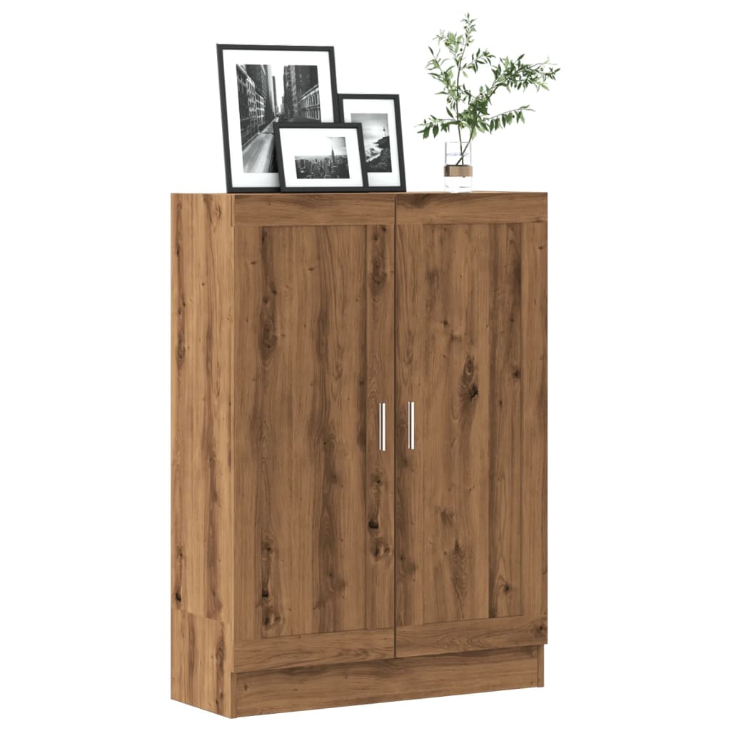 Bokhylle artisan eik 82,5x30,5x115 cm konstruert tre