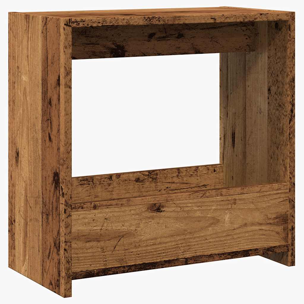 Sidebord gammelt tre 50x26x50 cm konstruert tre
