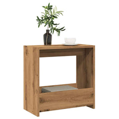Sidebord artisan eik 50x26x50 cm konstruert tre