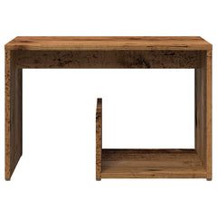 Sidebord gammelt tre 59x36x38 cm konstruert tre