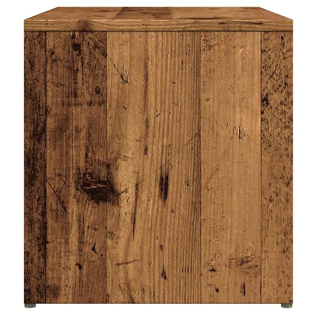 Sidebord gammelt tre 59x36x38 cm konstruert tre