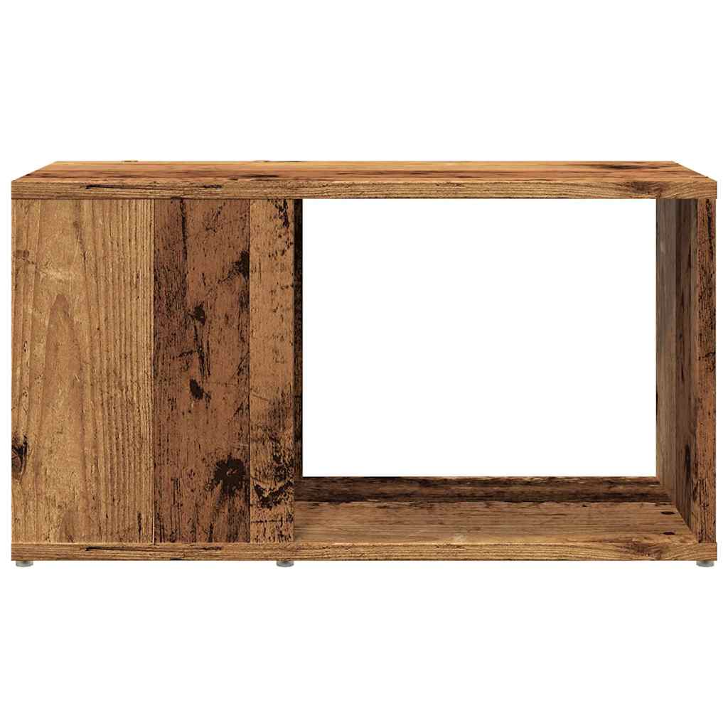 TV-benk gammelt tre 60x24x32 cm konstruert tre