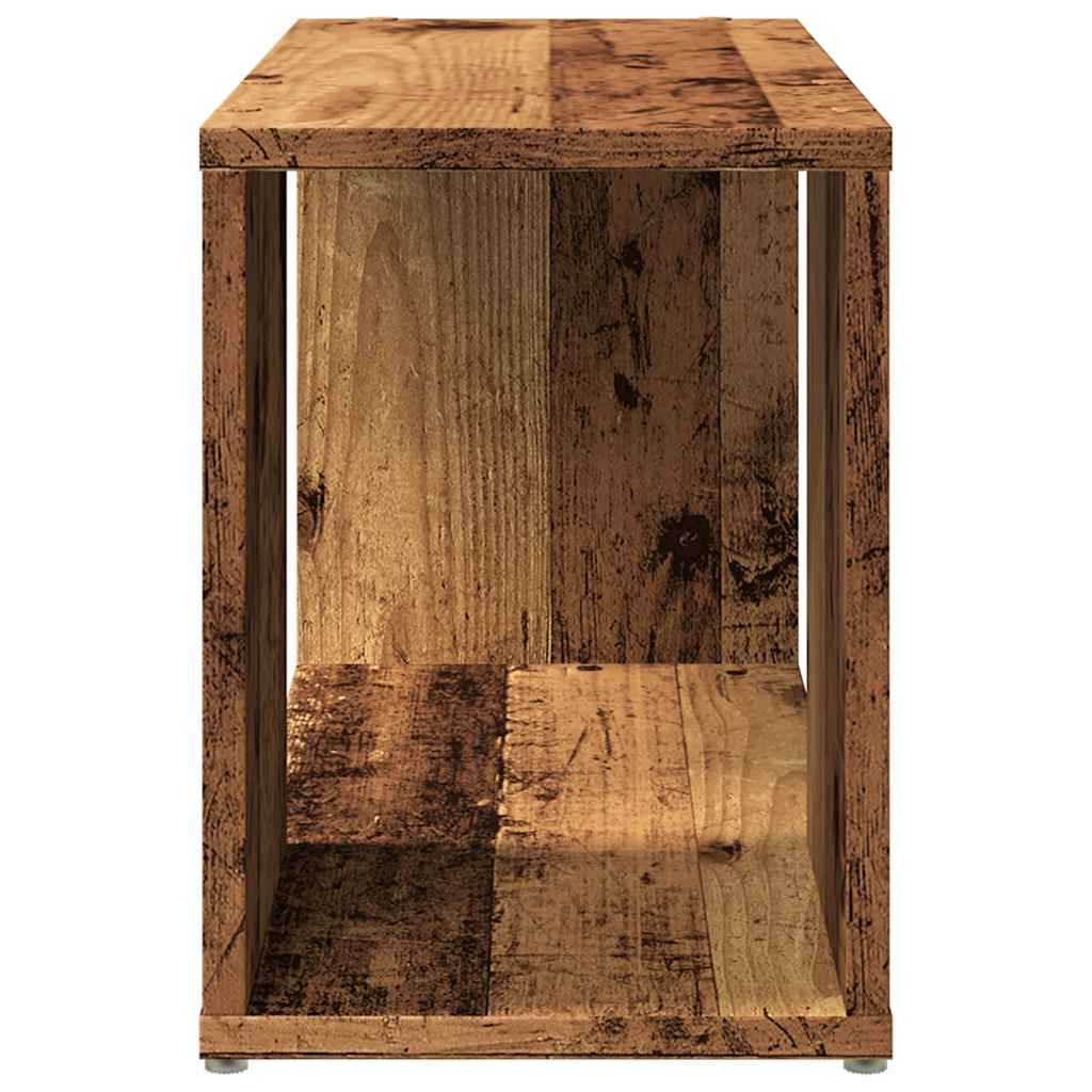 TV-benk gammelt tre 60x24x32 cm konstruert tre