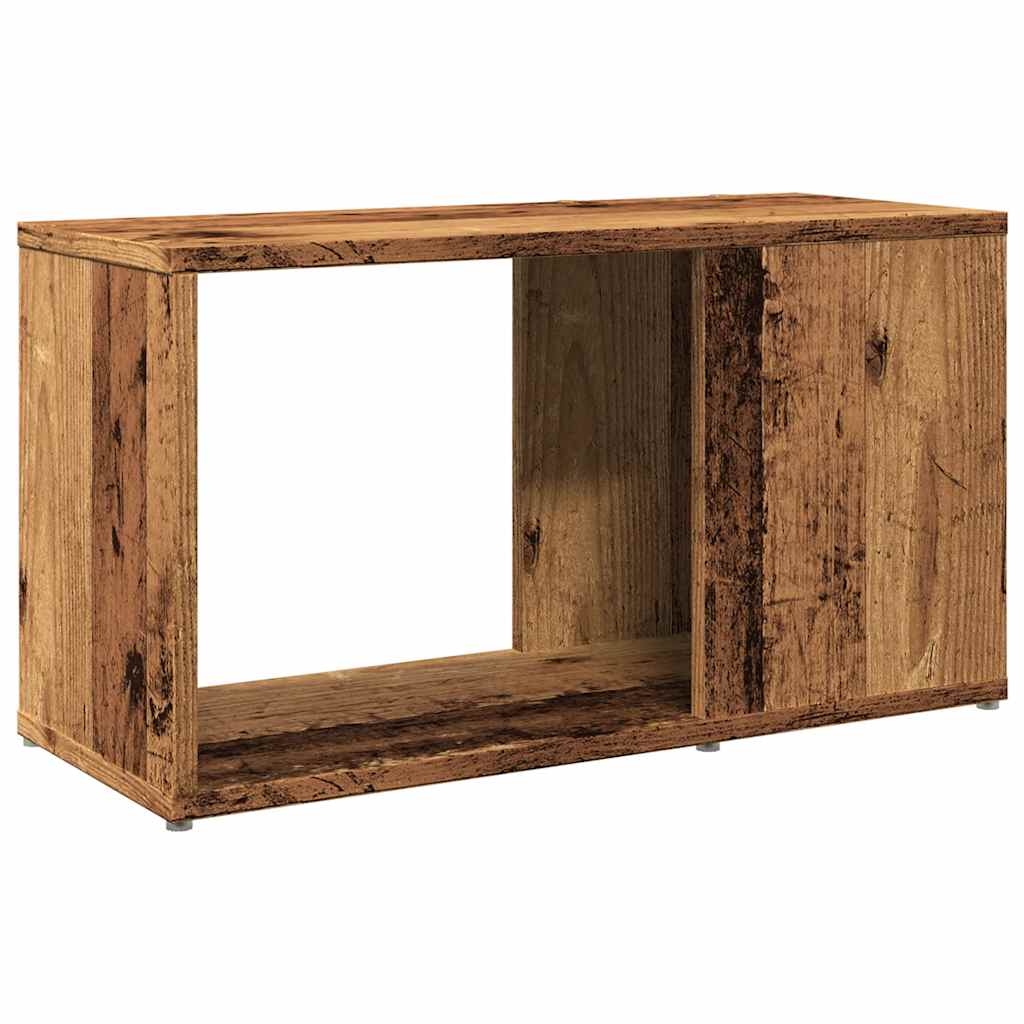 TV-benk gammelt tre 60x24x32 cm konstruert tre