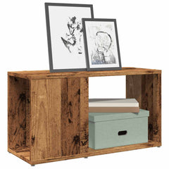 TV-benk gammelt tre 60x24x32 cm konstruert tre