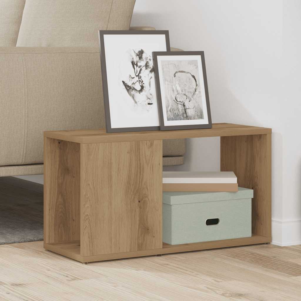TV-benk artisan eik 60x24x32 cm konstruert tre