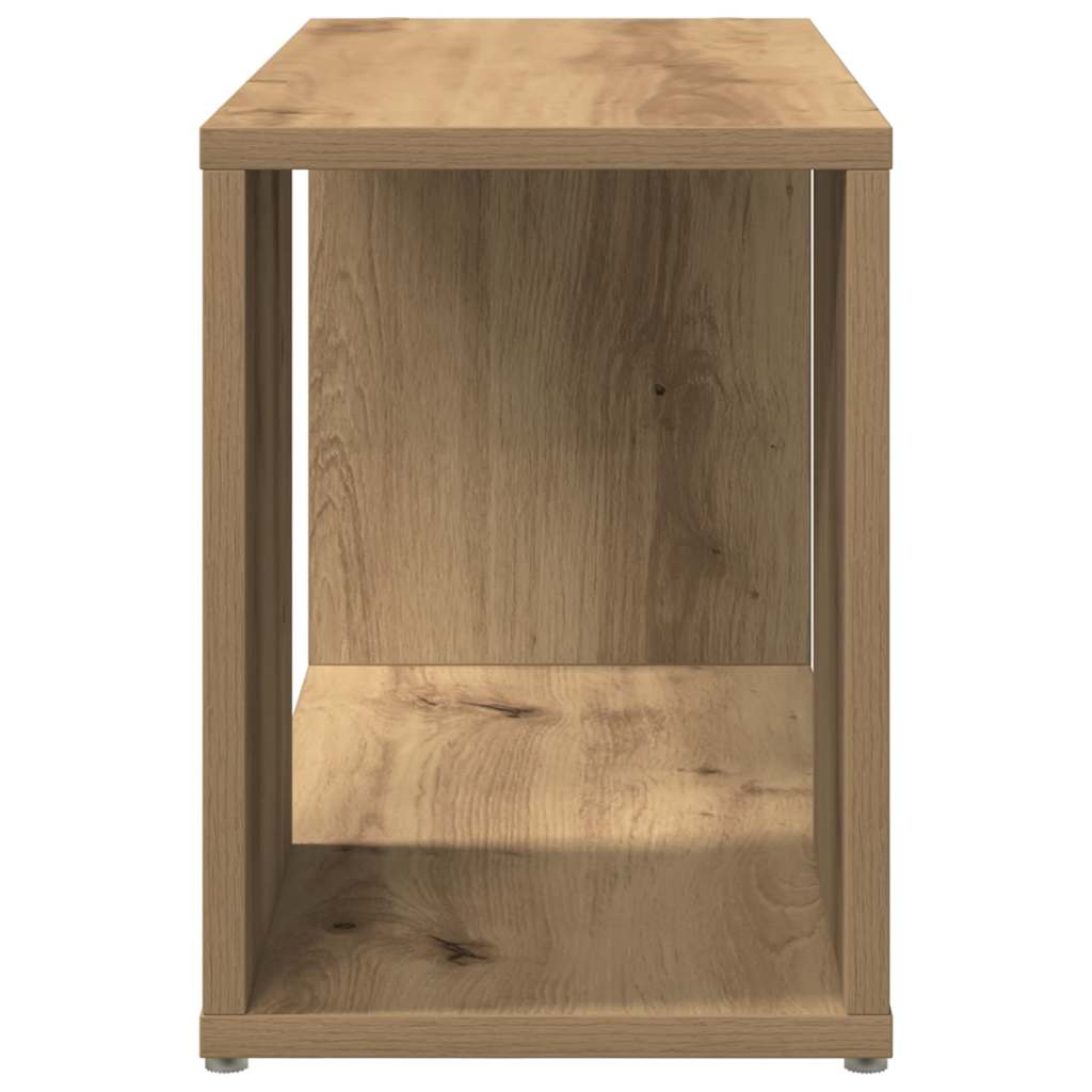 TV-benk artisan eik 60x24x32 cm konstruert tre