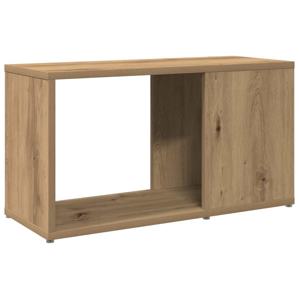 TV-benk artisan eik 60x24x32 cm konstruert tre