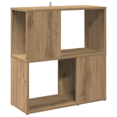 Bokhylle artisan eik 60x24x63 cm konstruert tre