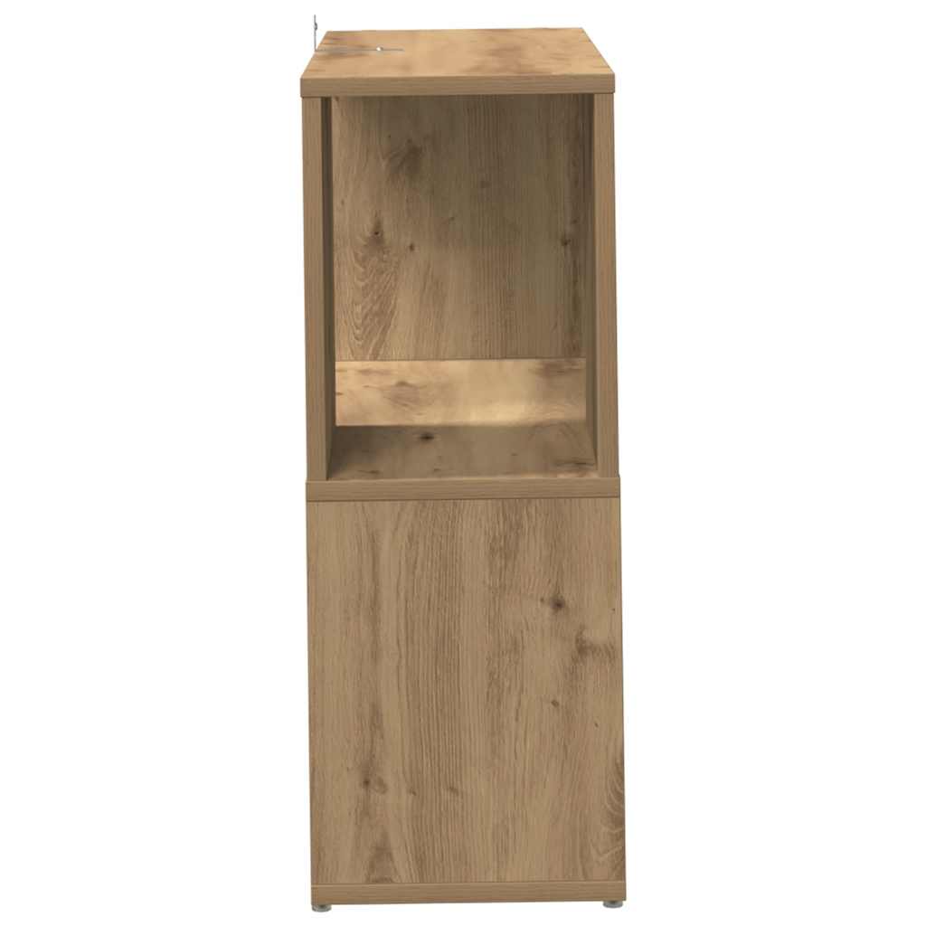 Bokhylle artisan eik 60x24x63 cm konstruert tre