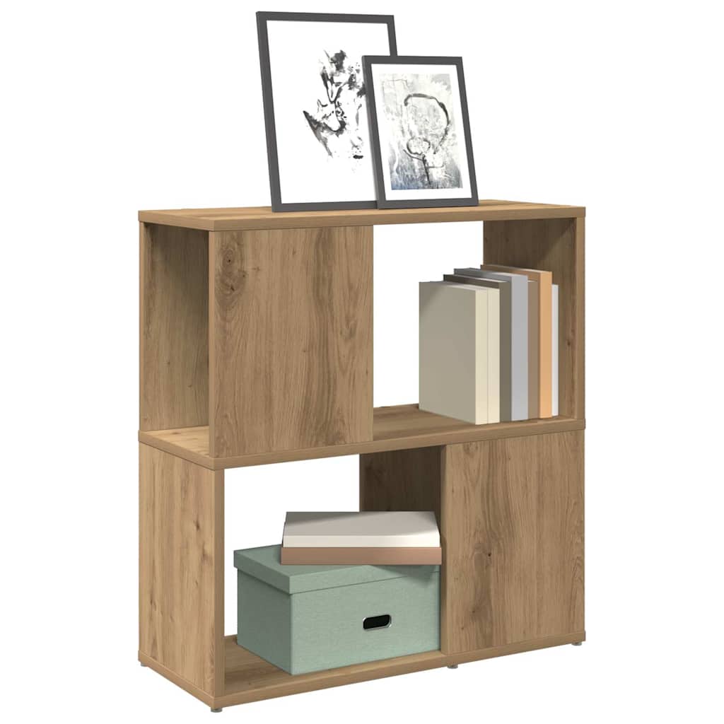 Bokhylle artisan eik 60x24x63 cm konstruert tre