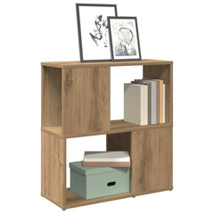 Bokhylle artisan eik 60x24x63 cm konstruert tre
