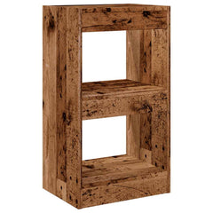 Bokhylle/romdeler gammelt tre 40x30x72 cm