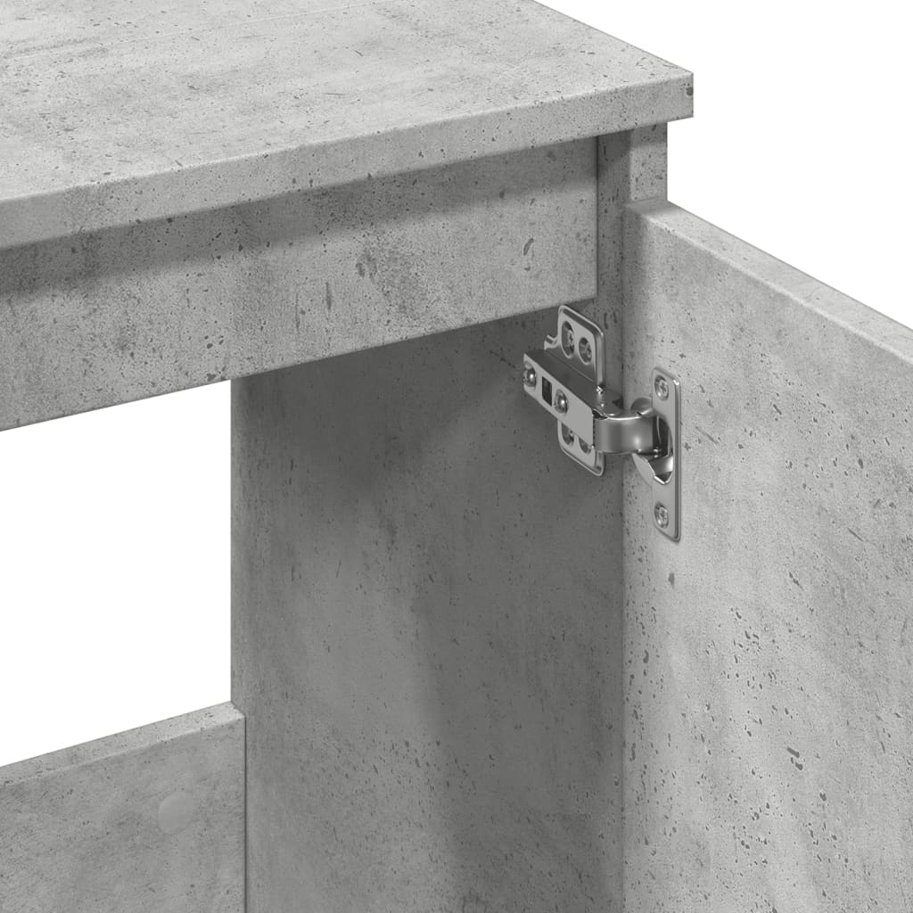 Servantskap betonggrå 58x33x60 cm konstruert tre