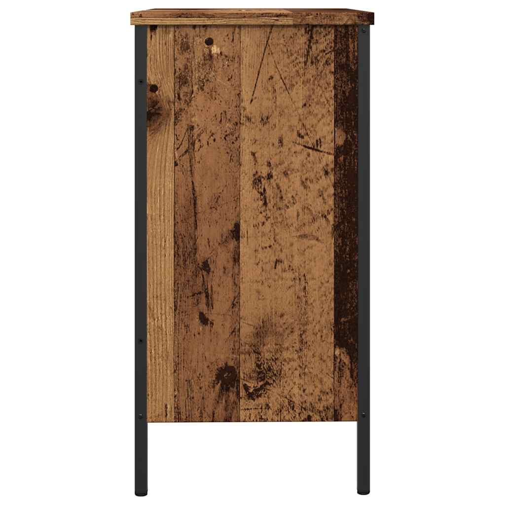 Servantskap gammelt tre 80x30x60 cm konstruert tre