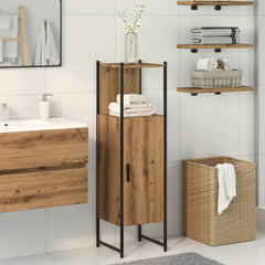 Baderomsskap artisan eik 33x33x120,5 cm konstruert tre