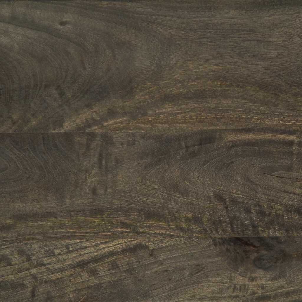 Nattbord svart 50x33x60 cm heltre mango