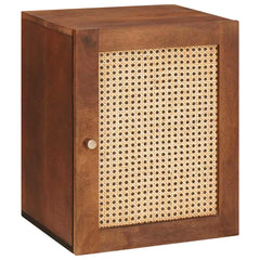 Baderomsskap med hylle Veggmontert Brun 38 x 33.5 x 48 cm