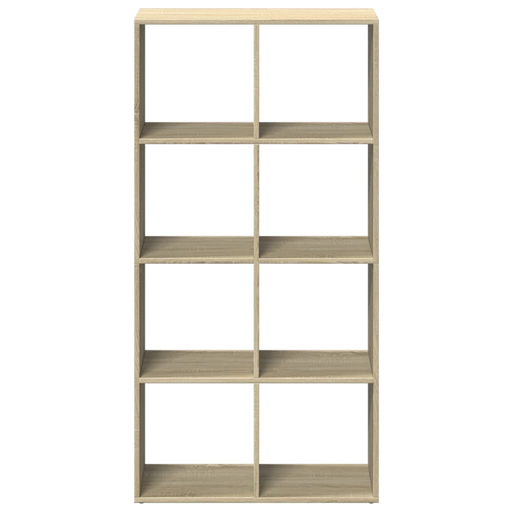 Romdeler bokhylle sonoma eik 69,5x29x137,5 cm konstruert tre