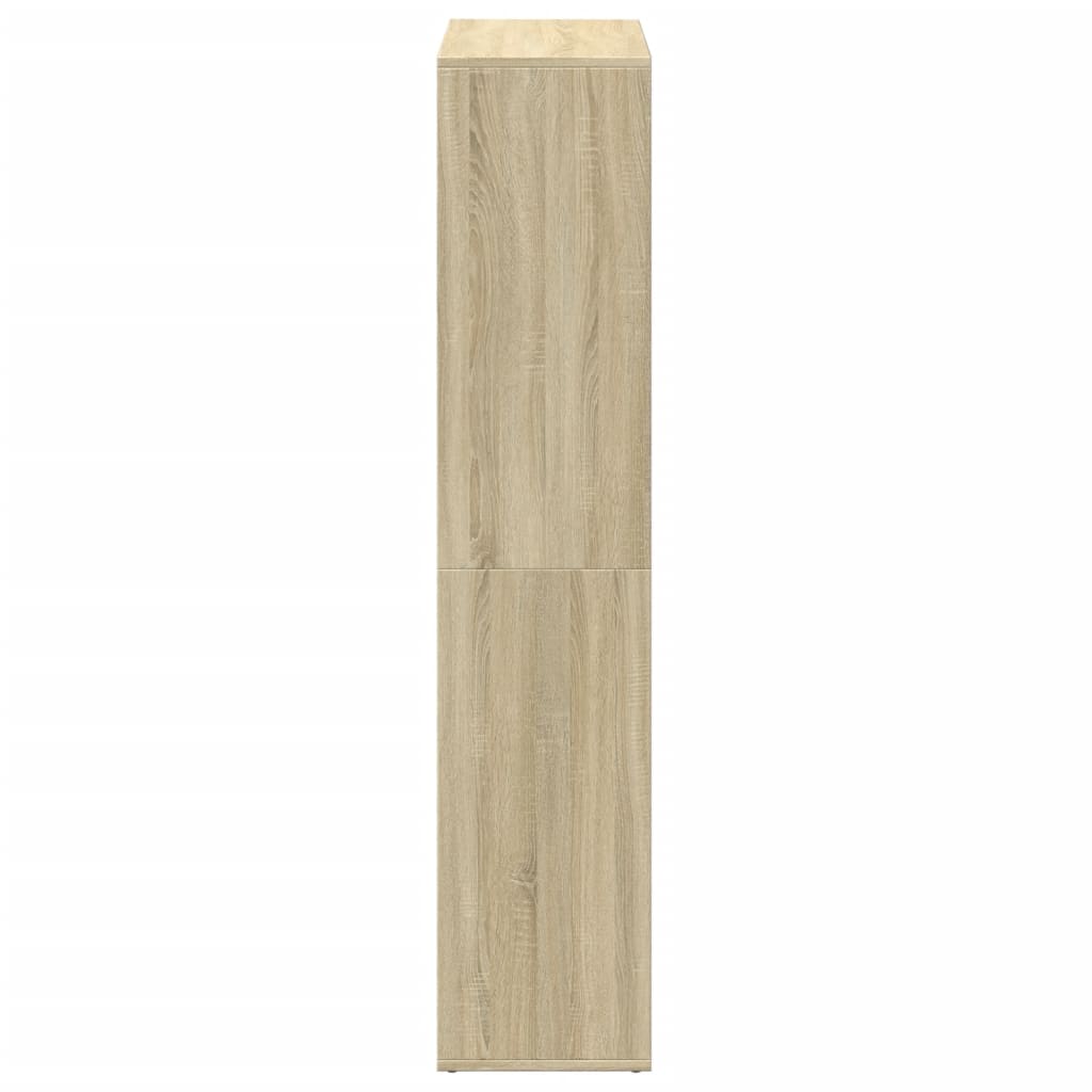 Romdeler bokhylle sonoma eik 69,5x29x137,5 cm konstruert tre