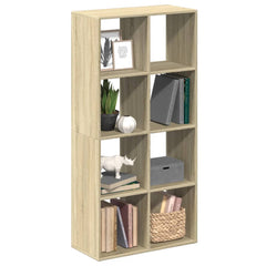 Romdeler bokhylle sonoma eik 69,5x29x137,5 cm konstruert tre