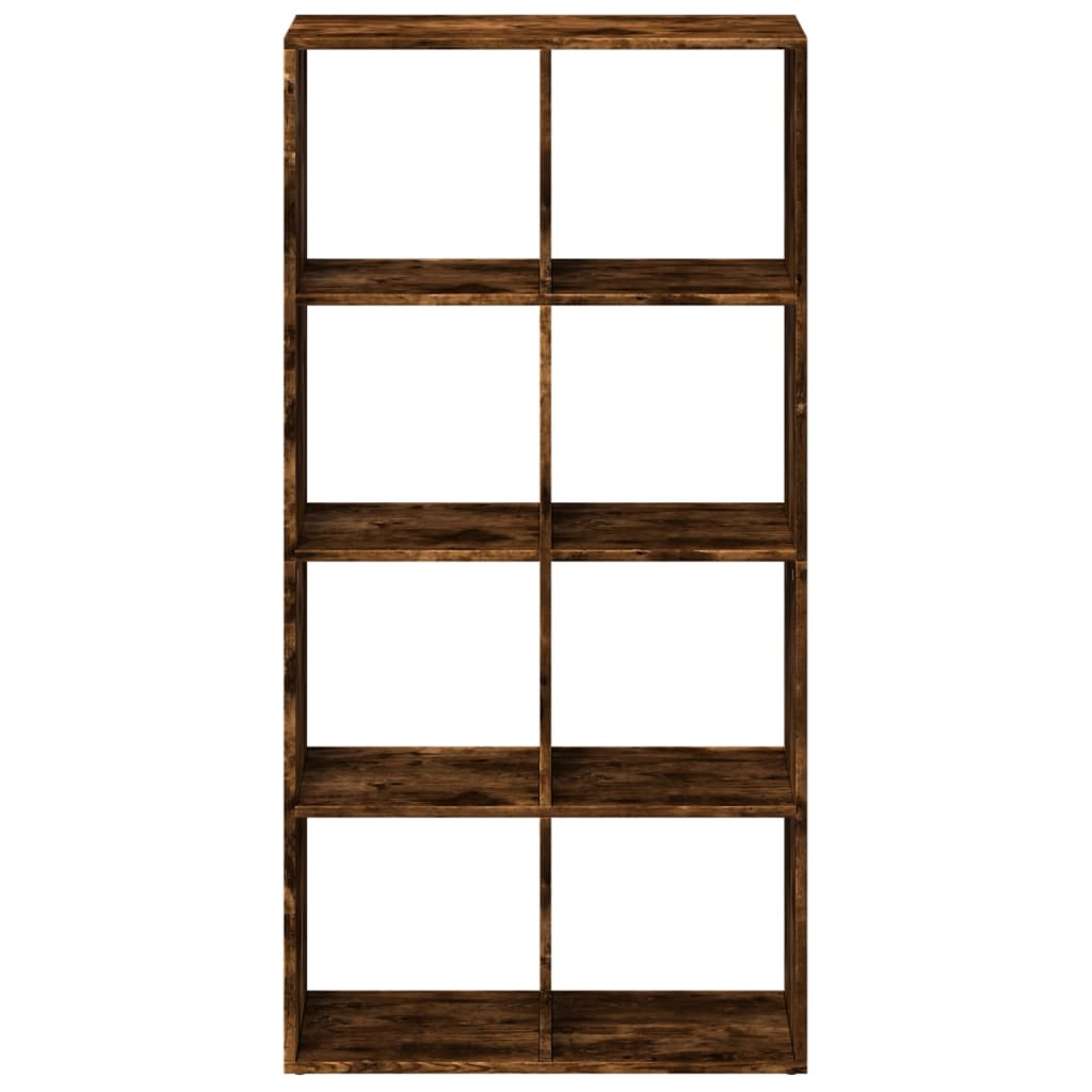 Romdeler bokhylle røkt eik 69,5x29x137,5 cm konstruert tre