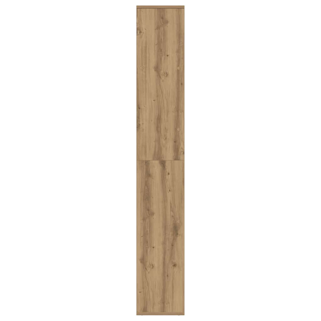 Romdeler bokhylle artisan eik 67x25x161,5 cm konstruert tre