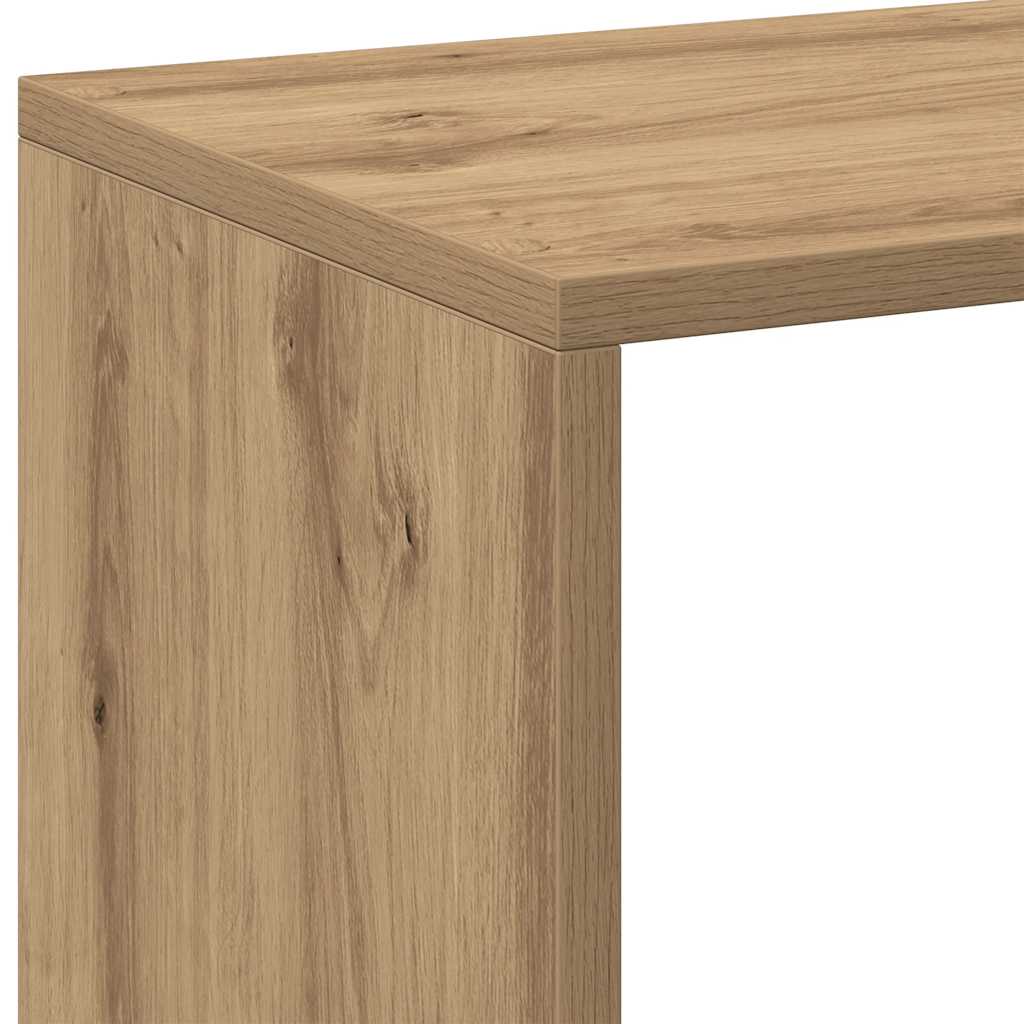 Romdeler bokhylle artisan eik 67x25x161,5 cm konstruert tre