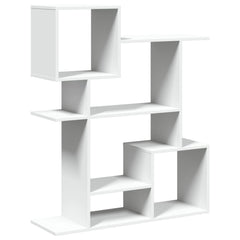 Romdeler bokhylle hvit 92x29x112 cm konstruert tre