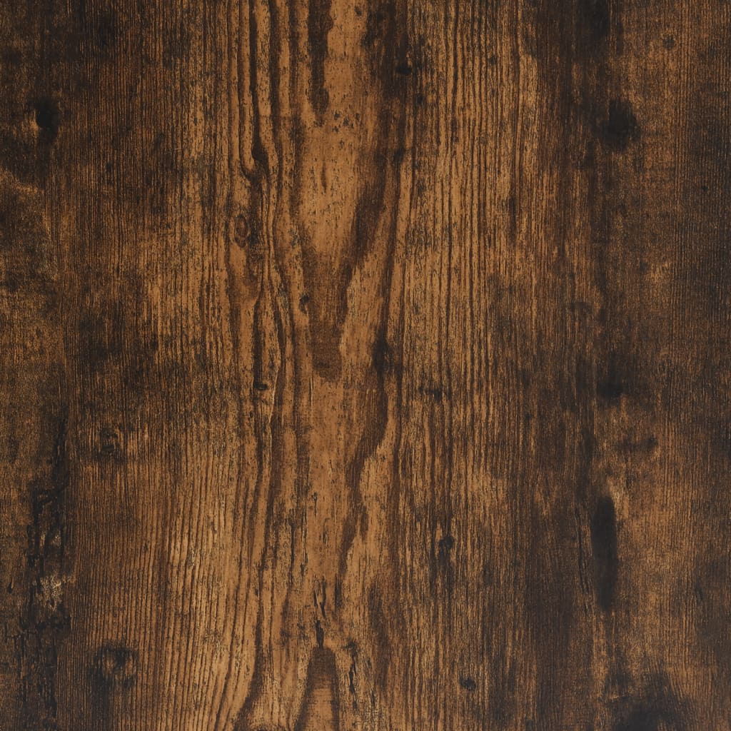 Romdeler bokhylle røkt eik 92x29x112 cm konstruert tre