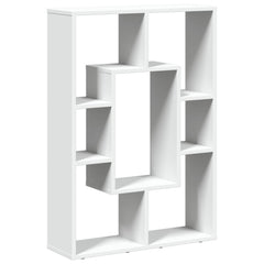 Bokhylle hvit 63x20x90 cm konstruert tre