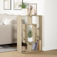 Bokhylle sonoma eik 63x20x90 cm konstruert tre