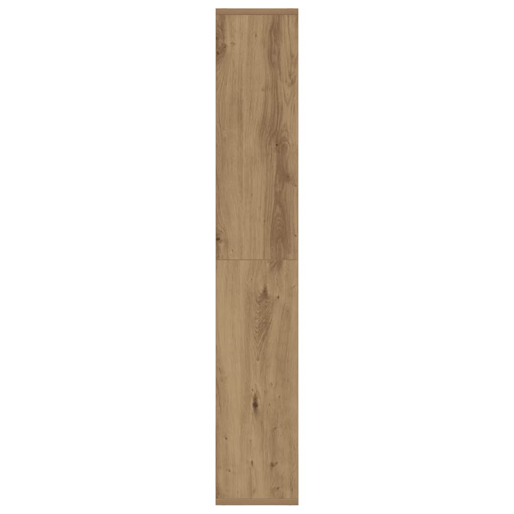 Bokhylle artisan eik 60x20x120 cm konstruert tre