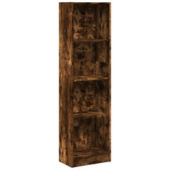 Bokhylle røkt eik 40x24x143 cm konstruert tre