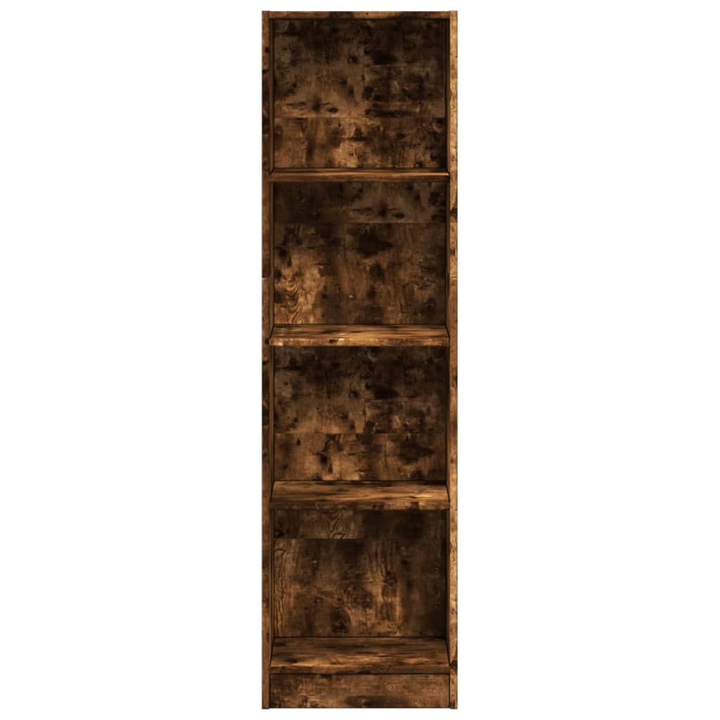Bokhylle røkt eik 40x24x143 cm konstruert tre