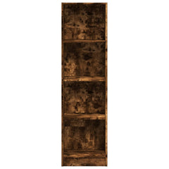 Bokhylle røkt eik 40x24x143 cm konstruert tre
