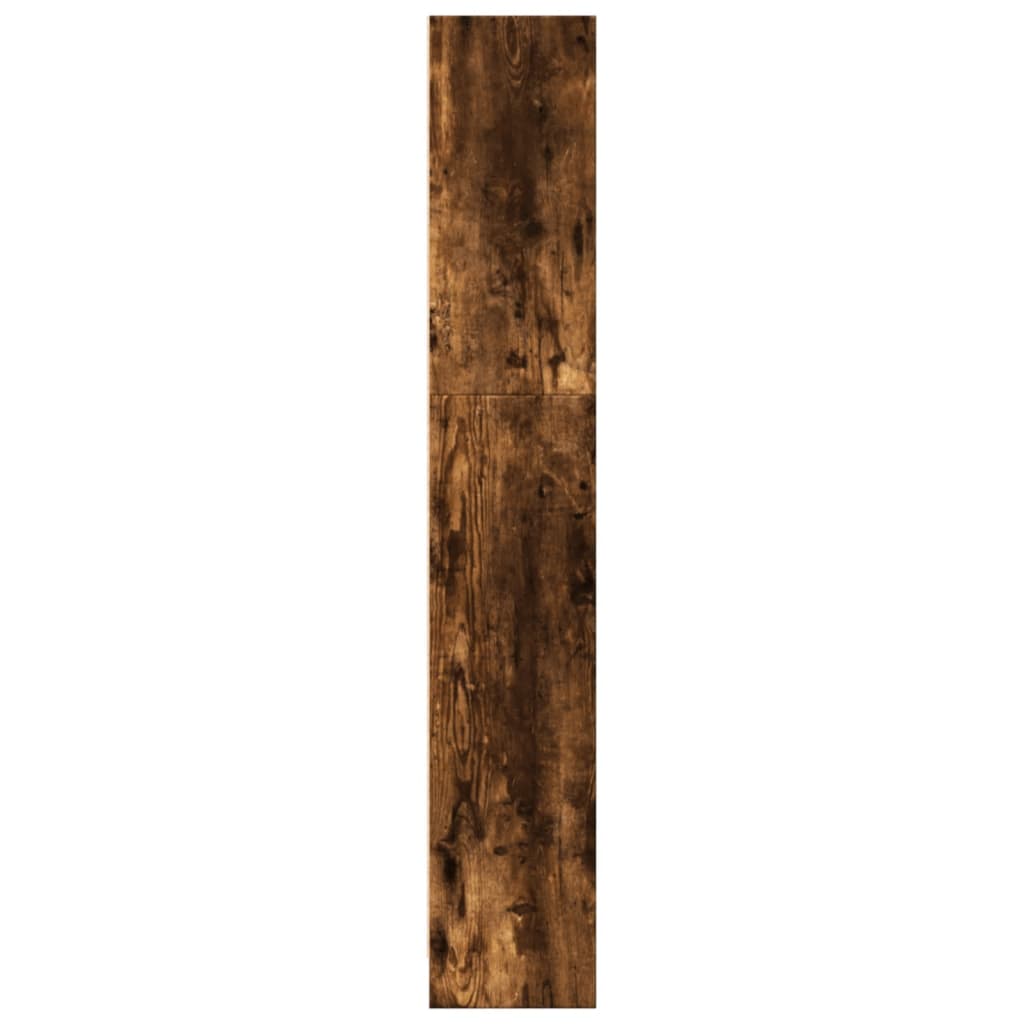 Bokhylle røkt eik 40x24x143 cm konstruert tre