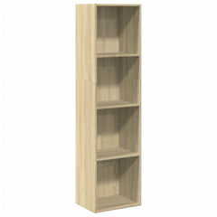 Bokhylle sonoma eik 40x30x152 cm konstruert tre