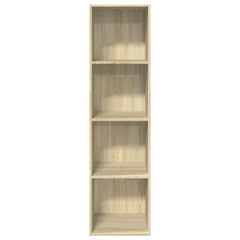Bokhylle sonoma eik 40x30x152 cm konstruert tre