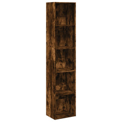 Bokhylle røkt eik 40x30x189 cm konstruert tre