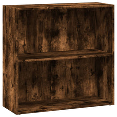 Bokhylle røkt eik 80x30x77 cm konstruert tre