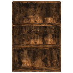 Bokhylle røkt eik 80x30x114 cm konstruert tre