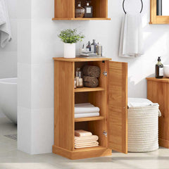 Baderomsskap VIGO honningbrun 37 x 34 x 80 cm Heltre furu