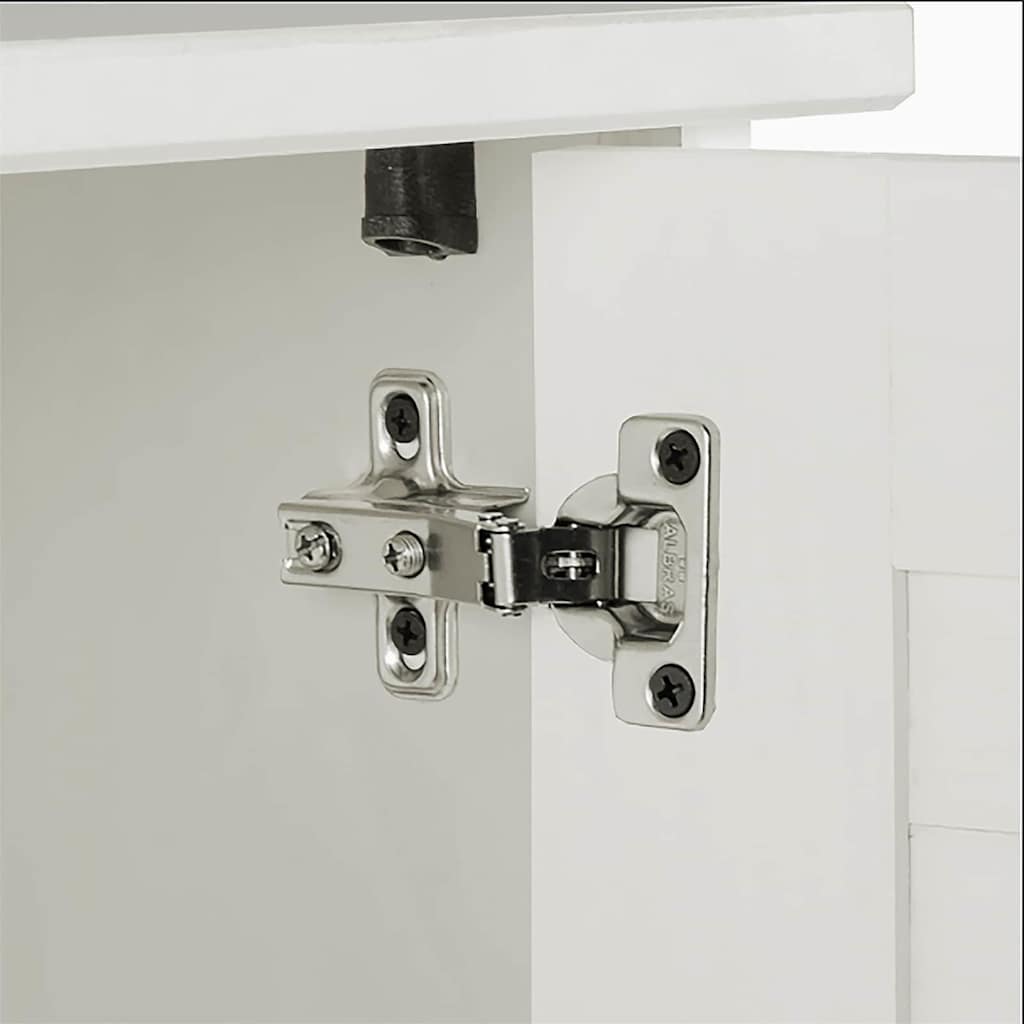 Baderomsskap VIGO antikk hvit 37 x 34 x 80 cm Heltre furu