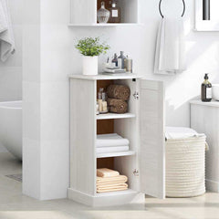 Baderomsskap VIGO antikk hvit 37 x 34 x 80 cm Heltre furu