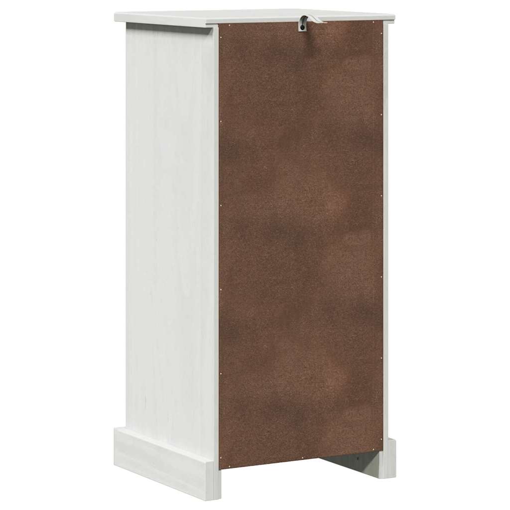 Baderomsskap VIGO antikk hvit 37 x 34 x 80 cm Heltre furu
