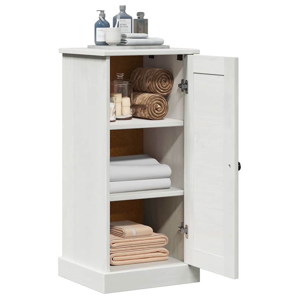 Baderomsskap VIGO antikk hvit 37 x 34 x 80 cm Heltre furu